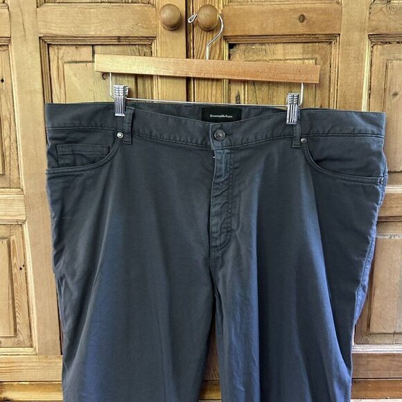 Men's Ermenegildo Zegna 42 x 30 Charcoal Dark Gray Jeans Denim Straight Leg Jean - Picture 2 of 15